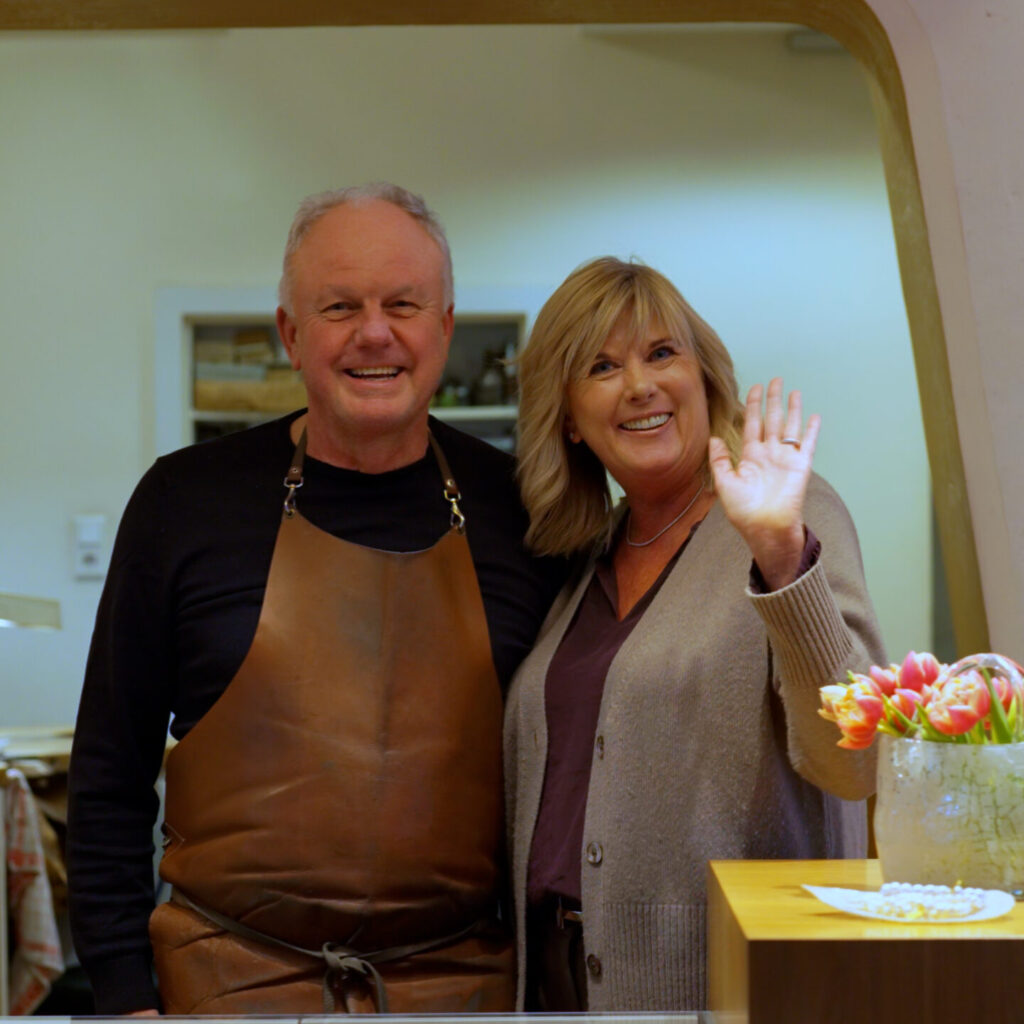 Stefanie und Ingo Nölke in ihrem Juweliergeschäft in Bielefeld